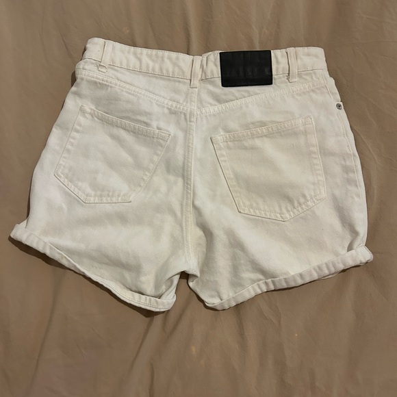 Cheap Monday white denim shorts ☀️🕶️ - Picture 2 of 6
